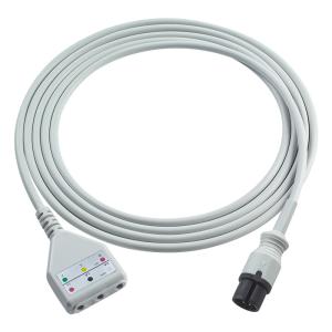 China AAMI 6Pin ECG Trunk Cable Edan Din Style 3lead Cable 1.30M wholesale