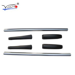 China 86 * 12 * 11cm C096 Car Roof Side Rails For Nissan Versa Silver Color wholesale