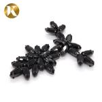 Jewelry Decoration T Shape Metal Shoe Buckles Black / Gold Multi Color