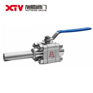 China Manual Forged Steel High Pressure Internal Thread Extended Butt Welded Ball Valve wholesale