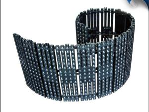 China P8mm 4500nit Exterior Flexible LED Curtain Screen wholesale