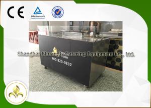 China Induction Teppanyaki Plate Commercial Hibachi Grill Built-In Air Blower wholesale