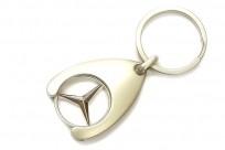 China caddy coin key chain, trolley coin keychains, coin holers wholesale