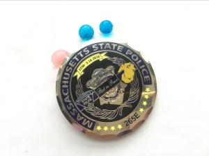 China New Saint Michael Boston Police Commemorative Challenge Coin Collection Metal Coin wholesale