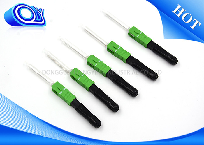 SOC Fiber Optic Fast Connector / Sc Apc Fast Connector SC APC Fiber Holt Melt Connector