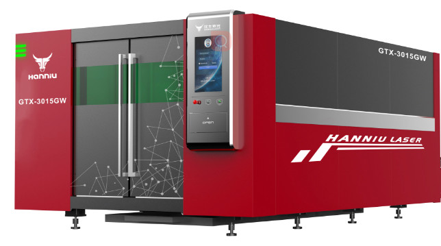 Continuous Wave Enclosed Laser Cutting Machine 3000W 6000W High Power For Metal
