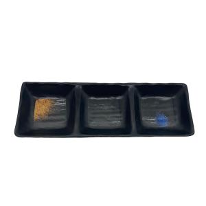 China Rectangle Outdoor Melamine Camping Dishes Tasteless Durable 10.5'' wholesale