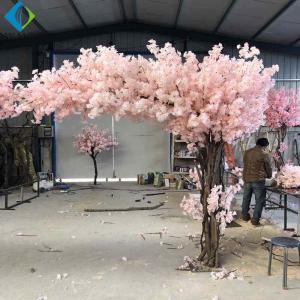 China Plastic Cherry Artificial Blossom Tree for Wedding Decoration 3m Height wholesale