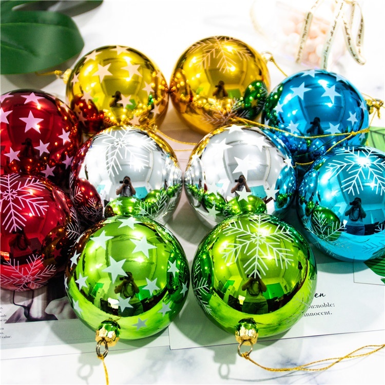 Sublimation Christmas Tree Ornaments Snowflake Christmas Ball