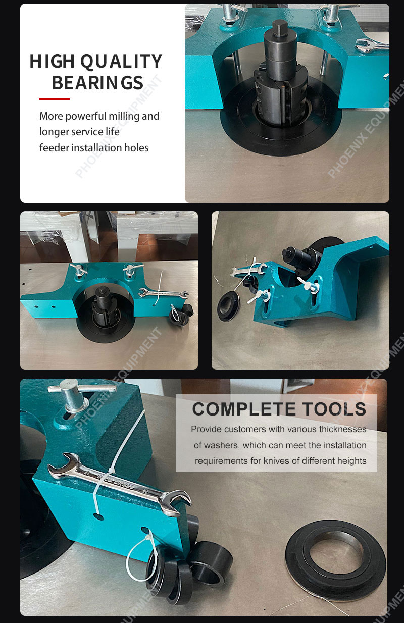 Vertical Push Table Woodworking Milling Machine with Max. Working Thickness of 120mm