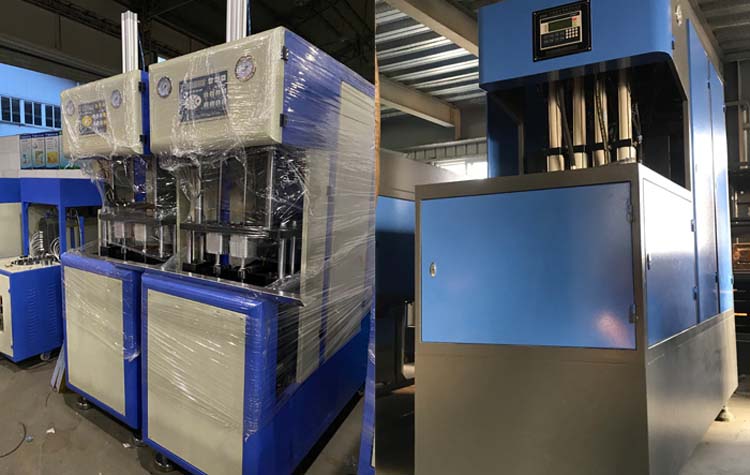 Design 4 Cavity Semi Automatic PET Bottle Blowing Machine for Max. Bottle Height 5000mm