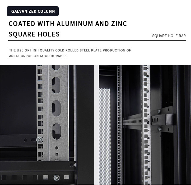 Space Saving Network Server Cabinet With Tool Free Installation Design