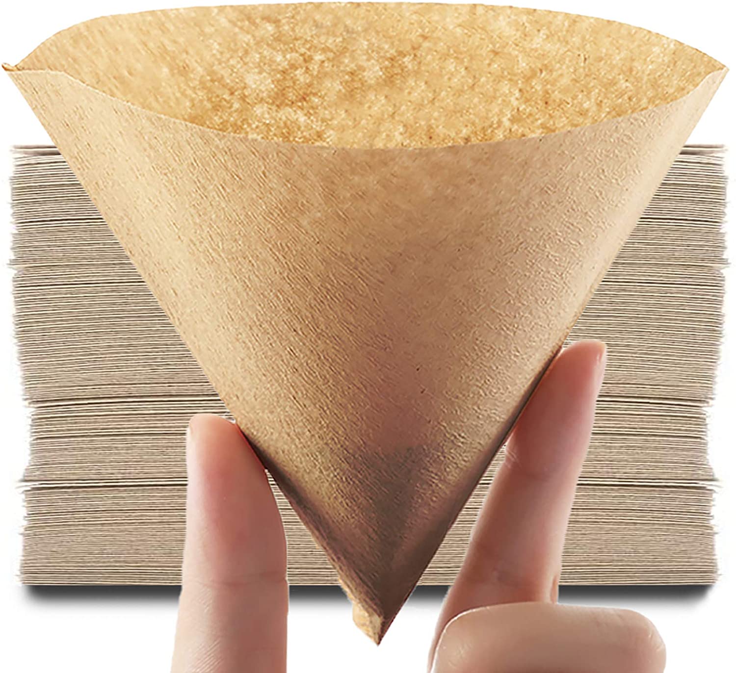 Heat Seal V Shape Wooden Pulp Coffee Bag Filter Biodegradable