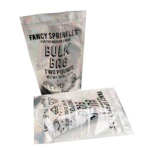 China Holographic Packaging Stand Up Zipper Pouch Bags Customization Printed Plastic wholesale