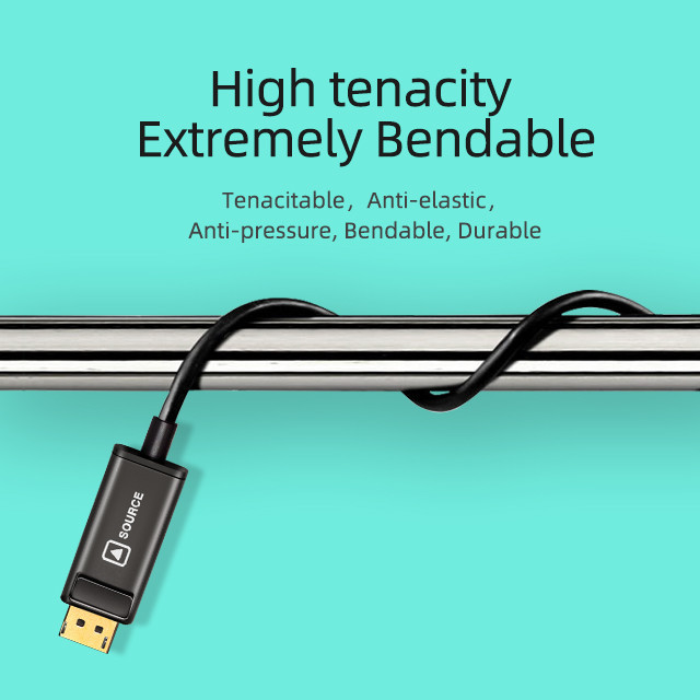 28 30 32AWG Unidirectional Displayport 1.2 To Hdmi Cable 4k