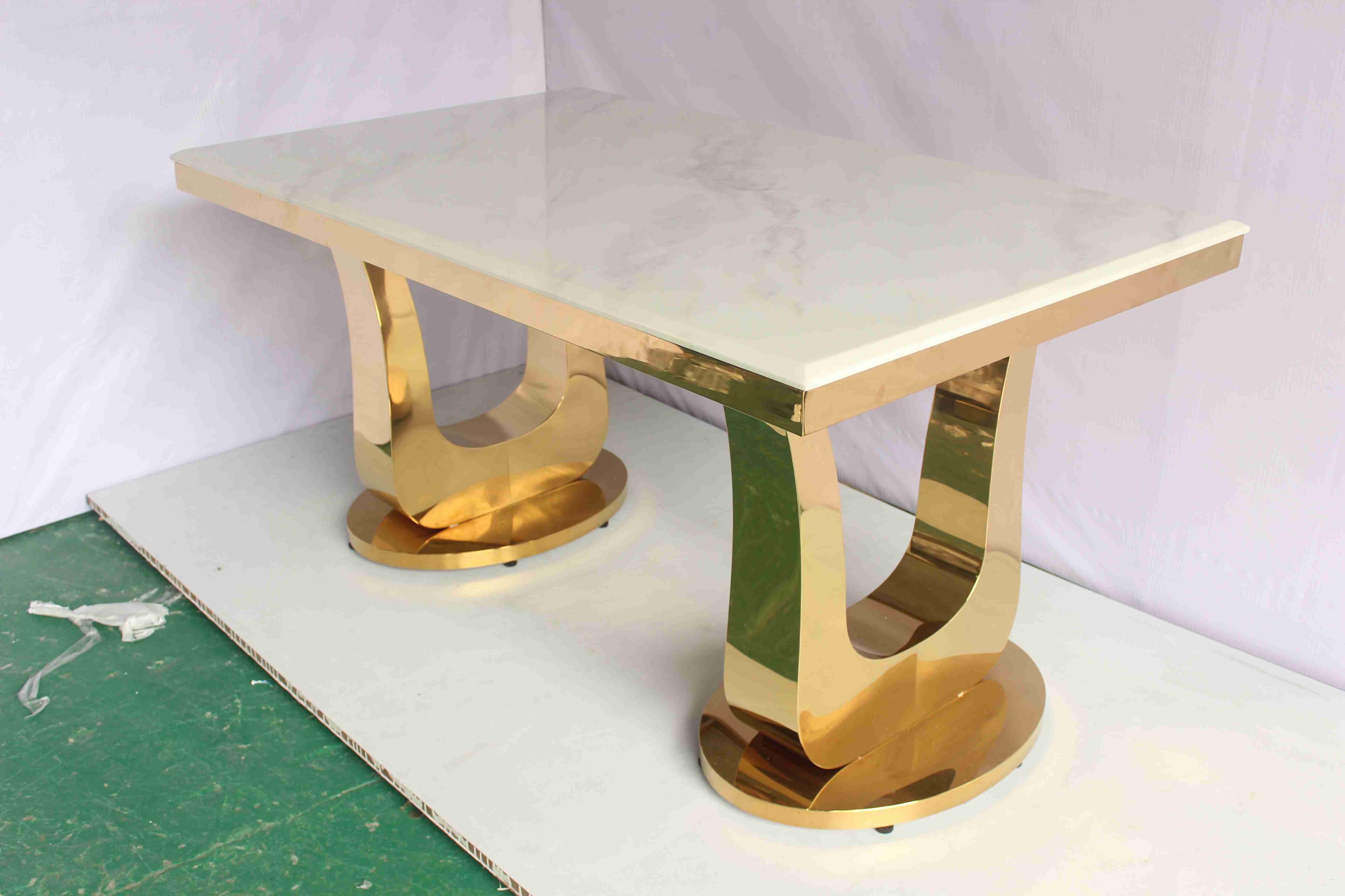 201 Stainless Steel Wedding Chairs And Tables Modern Dining Room Furniture