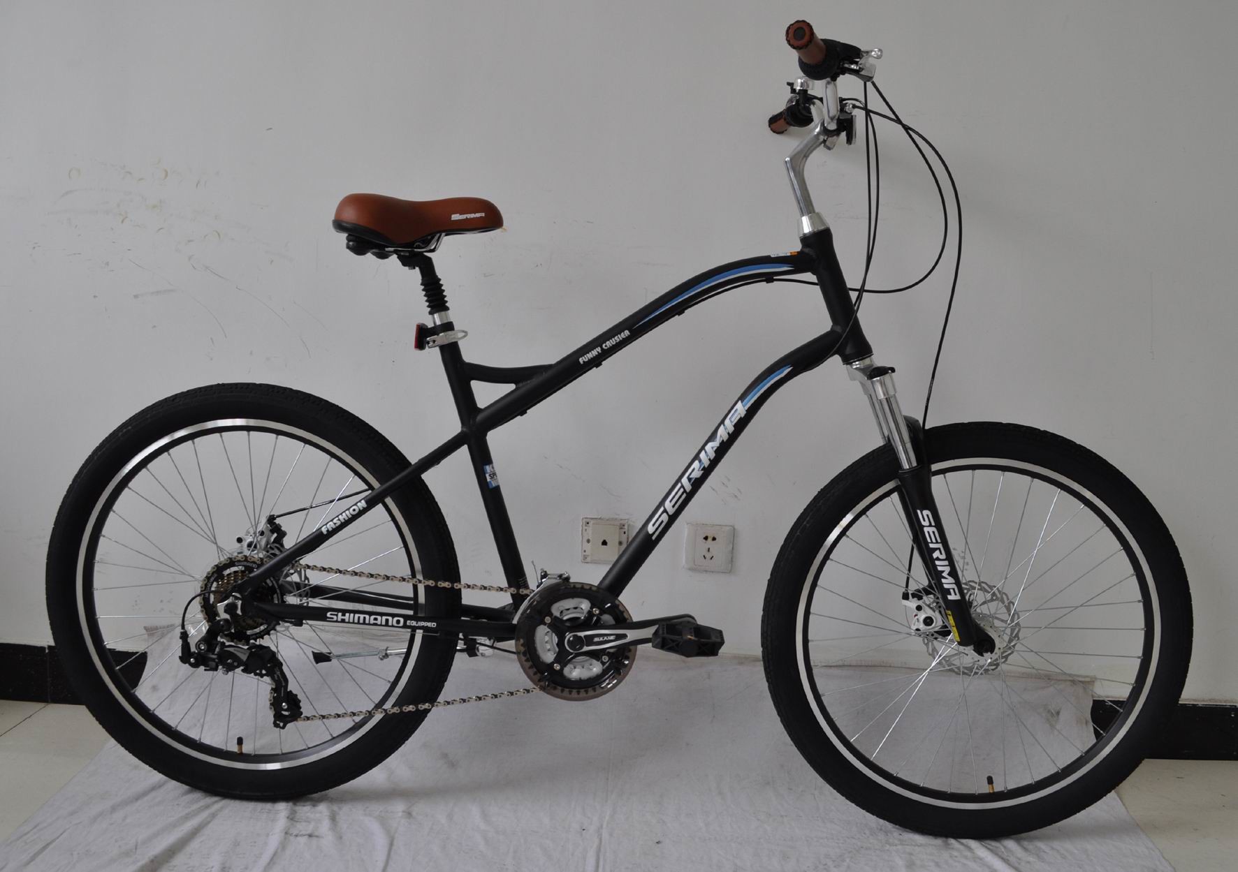 Tianjin manufacturer 26 inch steel city bike/bIcycle/bicicle with Shimano 21 speed