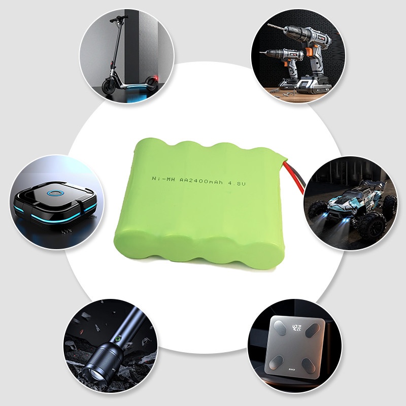 2400mah 4.8 V NiMH Battery Pack Customized For Medical Power Tools