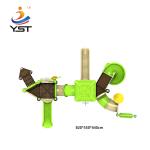 Colorful Outdoor Playground Equipment Kids Outside Plastic Slide