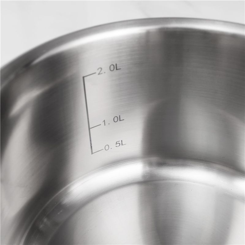 Home Kitchen Stainless Steel Cookware Set 3pcs With Lid
