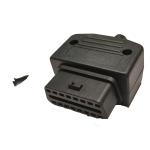 Car Styling OBD2 16Pin Male Housing OBD Male Plug OBDII Male Connector J1962