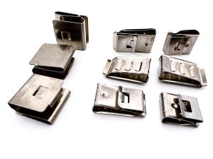 China High Quality 1mm-2mm Wire Cable Clamp 304 Stainless Steel Solar Cable Clips wholesale