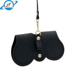 Custom Logo Estuches Para Gafas Pu Leather Sunglasses Case Unisex