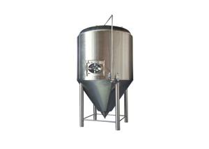 China 1000L Temp Controlled Conical Fermenter SS304 Cooling Jackets / Top Manhole wholesale