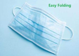 China Blue Earloop Non Woven Surgical Mask Prevent Air Pollution N99 Material wholesale