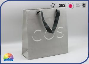 China Foil Stamped Art Paper Gift Bag With Cotton Rope Handle For Wedding Custom Bags wholesale
