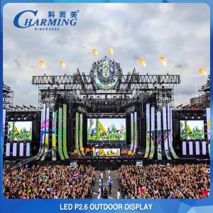 China Seamless Stage Rental LED Video Wall Display P2.6 1920HZ-3840HZ wholesale