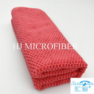 China Jaqaurd Big Pearl Hand Towel Microfiber Cleaning Cloth / Microfiber cleaning towel 40*40 on sale
