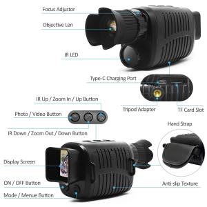 China 5X Digital Zoom Night Vision Scope Infrared Night Vision Monocular wholesale