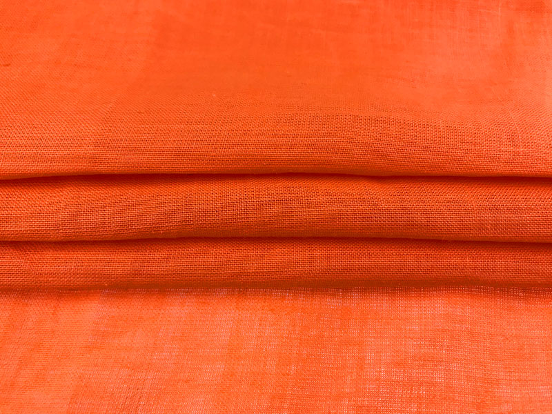 21*21 Organic Cotton Linen Fabric 135gsm Enzyme Washed Cotton Flax Fabric