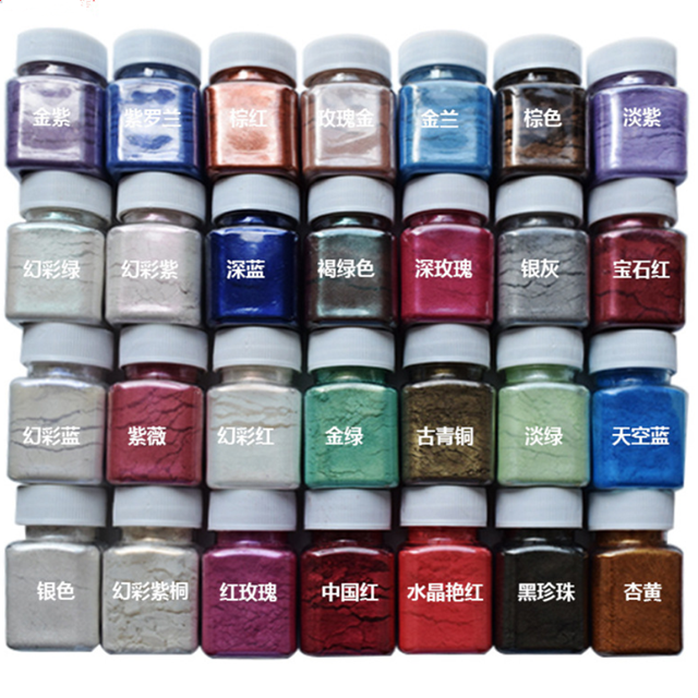 Nail Art Cosmetic Pearl Powder Lead Sub-Carbonate and Crystals Pearlescent Pigment Powder for Demand
