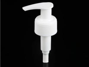 China Bathroom Plastic Lotion Pump , Ribbed Left Right Hand Lotion Pump Dispenser 24/410 wholesale