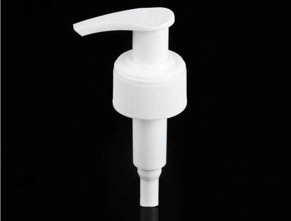 Bathroom Plastic Lotion Pump , Ribbed Left Right Hand Lotion Pump Dispenser 24