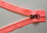 Colored Sewing Notions Zippers 7# nylon zipper close end with auto - lock slider