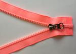 Personality Teeth Replacement Coat Zippers , Open End Invisible Zipper With