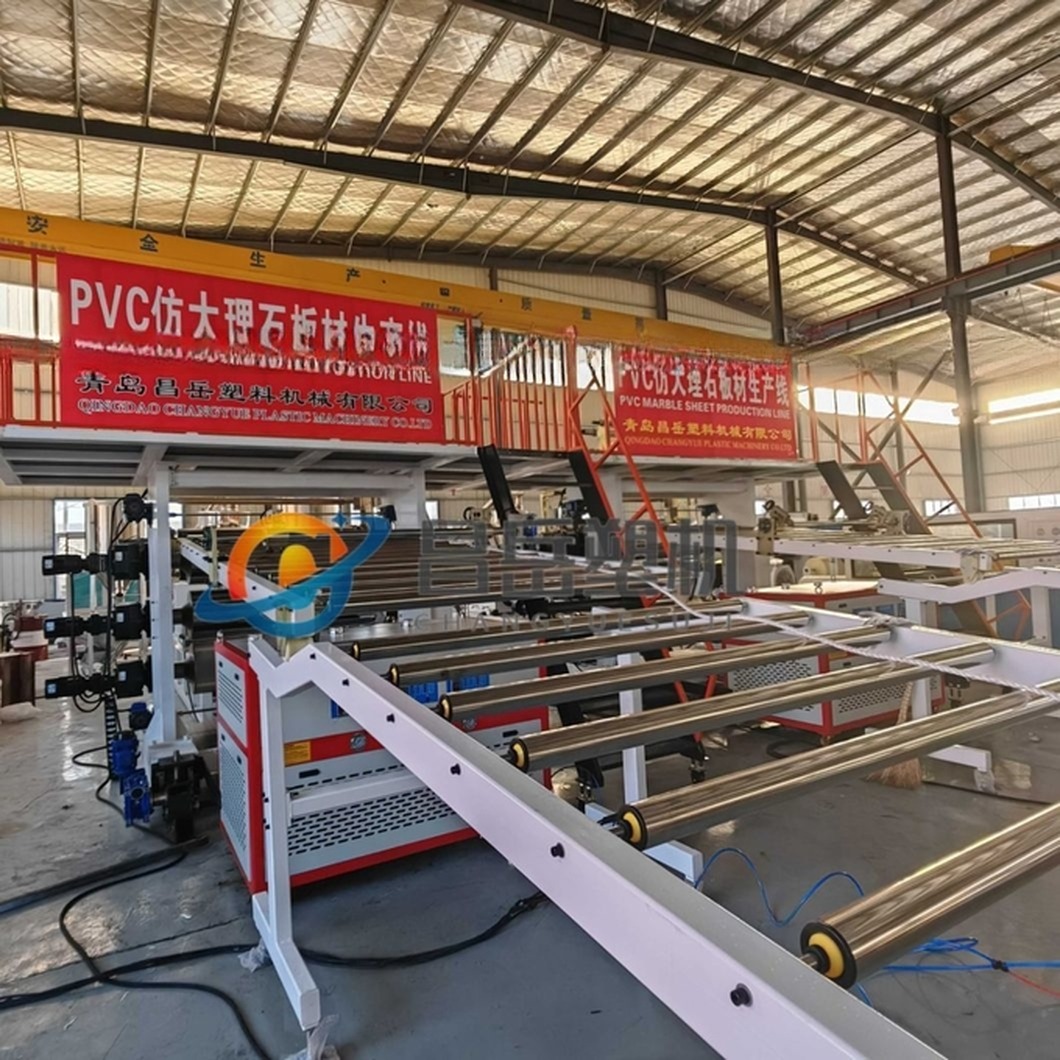 Changyue Brand PVC Artificial Marble Sheet Production Line Extruder Machine