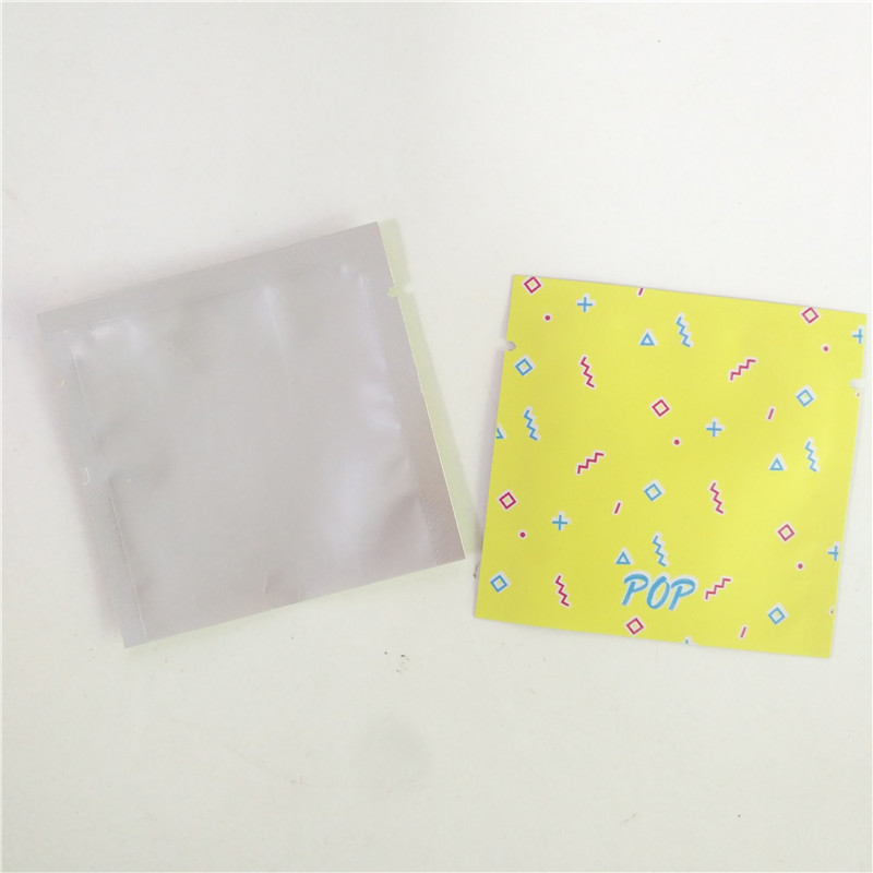 Personalized Laminated Plastic Salt Pepper Grinder Packaging Bag Biodegradable Powder Sachet With Window