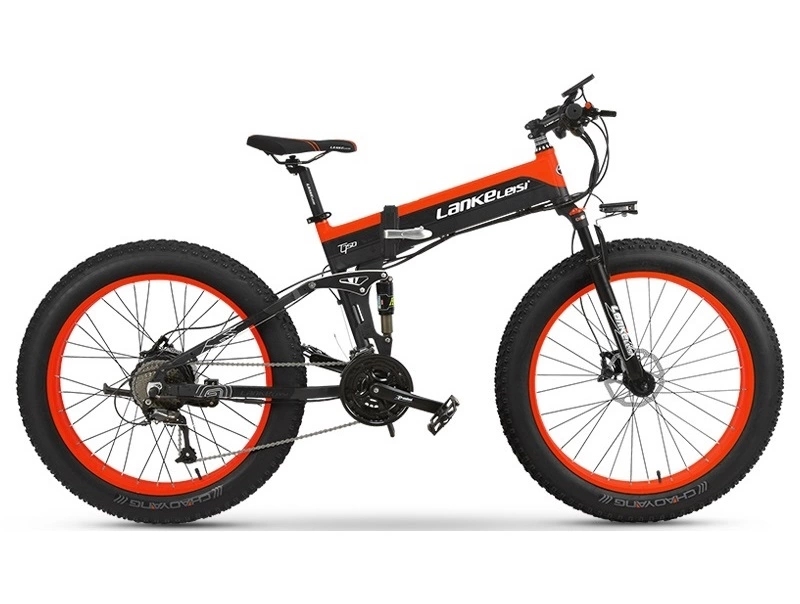 CE Certificate Fat Tire Electric Bike 26 Inch 48V Lithium Battery
