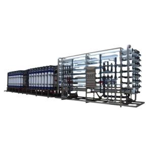 China Anti Corrosion Plastic Connecting Pipe Seawater Desalination Equipment 500-2000L/Hour For Seawater Purification wholesale