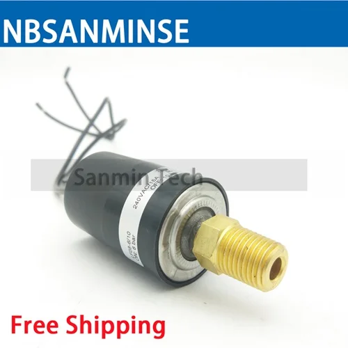 SMF08A 1/8 1/4 High Current Pressure Switch Fixed Set Point Automatic Reset Air Water Pressure Switch High Quality NBSANMINSE