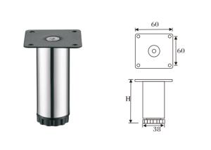China Popular Decorative Metal Furniture Legs Different Color Surface Treatment wholesale