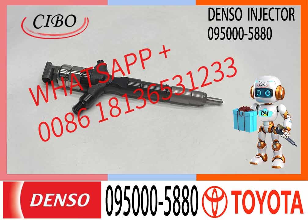 Factory Direct 095000-5880 Deal New Diesel Injector 095000-5880 23670-30050 Injector for Toyota Hiace Hilux 1KD-FTV 2KD-FTV