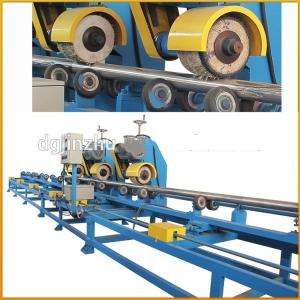 China 4kw*3 Flat Bar Polishing Machine , Automatic Metal Polisher Machine wholesale
