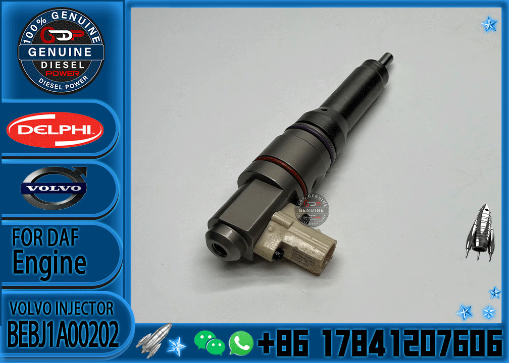 Common Rail Injector 1905001 BEBJ1A05002 BEBJ1A00202 1725282 1905002 BEBJ1D00001 1925657 BEBJ1DO0003 1972591 BEBJ1DO1104