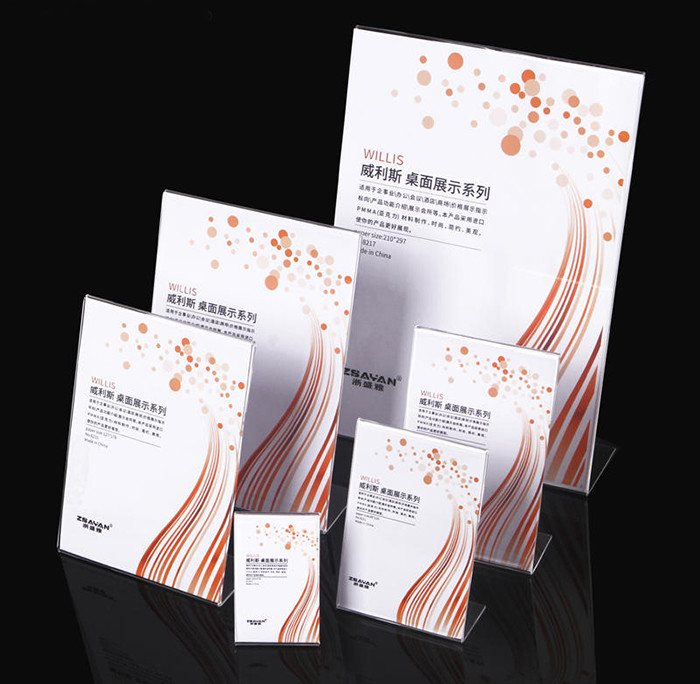 Custom printed plastic PVC Verve Card payment way accepted display table tents