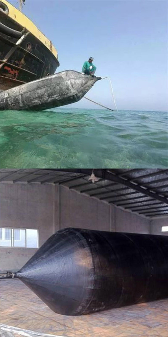 High Durability Lightweight Marine Air Bag Rubber Ship Launching For Ship Launching